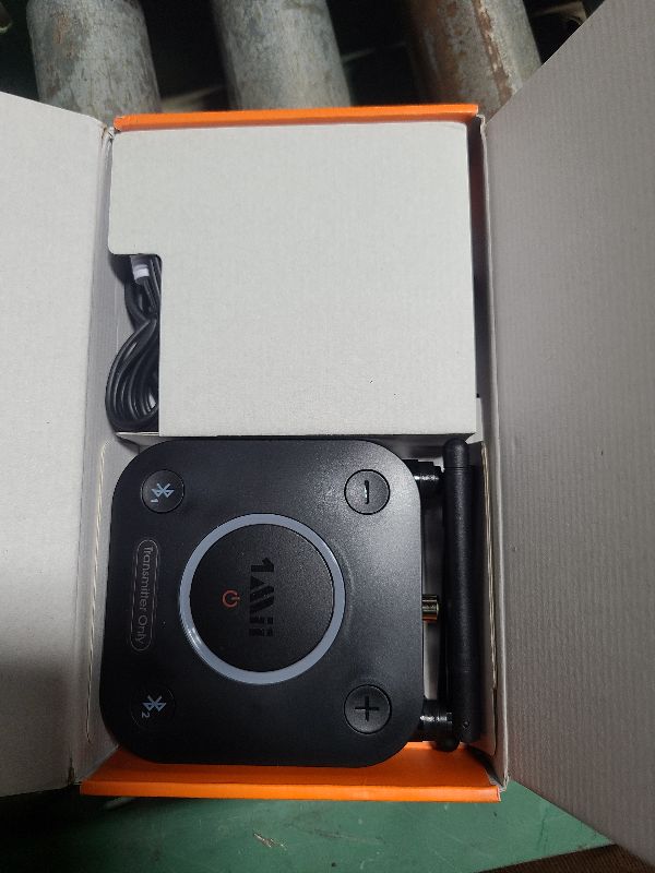 Photo 1 of 1Mii B06TX Bluetooth 5.2 Transmitter for TV to Wireless Headphone/Speaker, Bluetooth Adapter for TV w/Volume Control, AUX/RCA/Optical/Coaxial Audio Inputs, Plug n Play, aptX Low Latency & HD