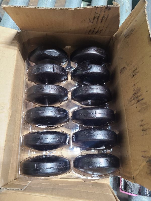 Photo 1 of 10 Hour Black Floating Candles Large 3 inch Unscented Dripless Water Wax Halloween Candles for Vases, Centerpieces at Wedding, Party, Pool, Holidays, Set of 12