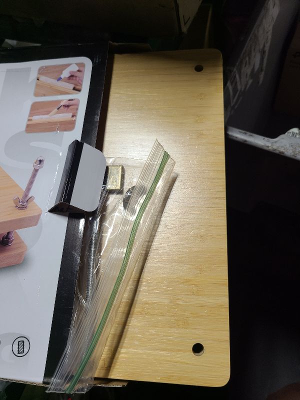 Photo 1 of 14.76x11.4 Large Size Book Press, Wood Bookbinding Press with Portable Handle Design, Bamboo Wooden Book Press for Bookbinding