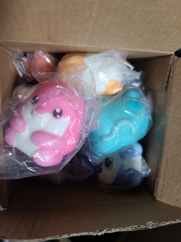 Photo 1 of 24 Pcs Party Favors Filled with Squishy Toys,Jumbo Slow Rising Squishies Toys,Soft Kawaii Animal Squishy Toys for Birthday Goodie Bag Stuffers,Pinata Stuffers,Classroom Prizes,Carnival Prizes