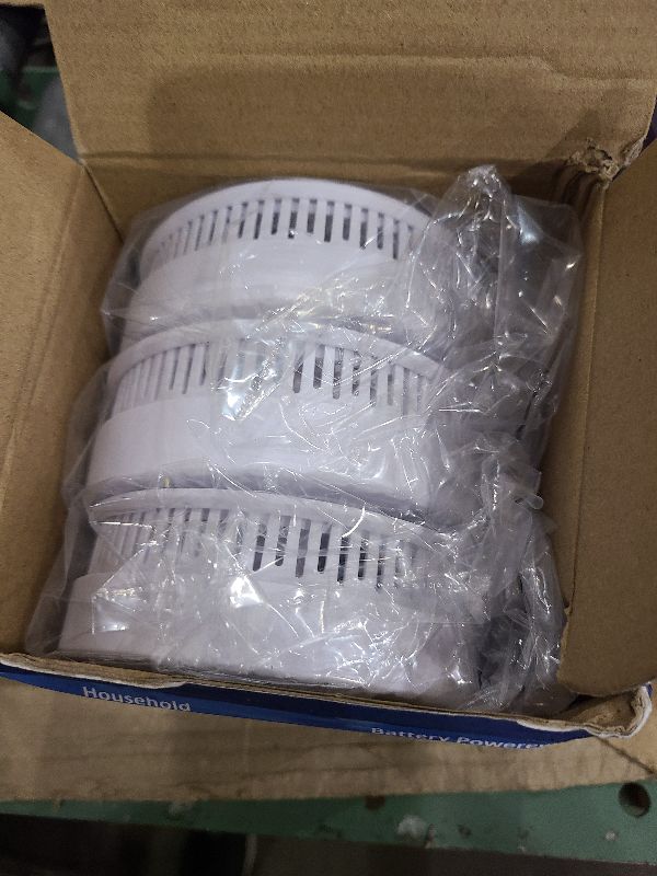Photo 1 of 3 Packs  And Carbon Monoxide Detector Powered by Battery,Portable Smoke Detector Carbon Monoxide Detector Combo with Large LCD Display, Fire Alarm Smoke Detector for Home,Kitchen