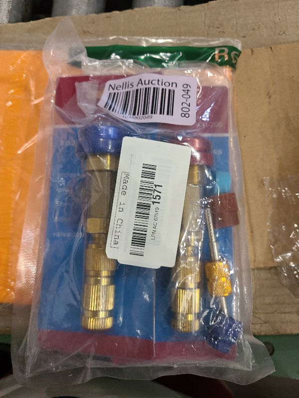Photo 1 of TWTADE R134A Valve Core Quick Remover Installer Tool Kit - High Low Pressure Car A/C Valve Core Removal Tool, Schrader Valve Stem Cores & Seal Caps for R12 R134a Refrigeration Air Conditioner System