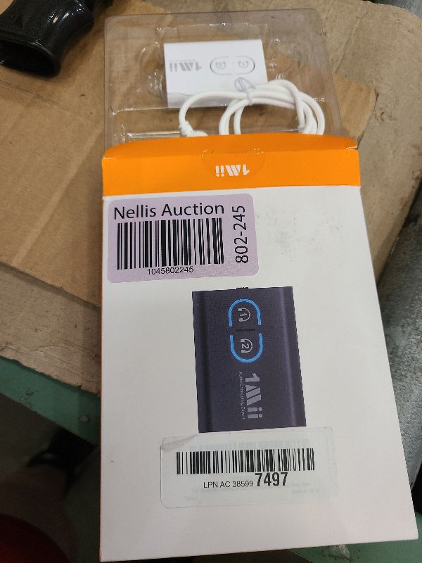 Photo 1 of 1Mii Bluetooth Transmitter Receiver for TV/Airplane to Headphones, Bluetooth 5.3 AUX/RCA Audio Adapter with AptX Adaptive/Low Latency/HD Audio, Dual Link, Wireless Receiver for Home Stereo, Boat, Gym
