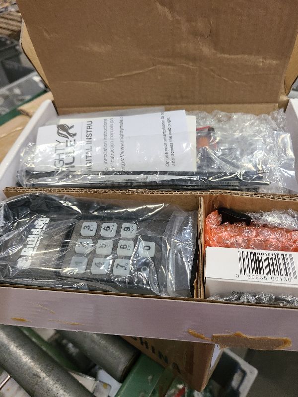 Photo 1 of Mighty Mule FM145 Automatic Gate Lock with Keypad for Pedestrian Walk-Through Gates, Keypad Entry System, Secure Outdoor Lock, Weather-Resistant, Easy Installation