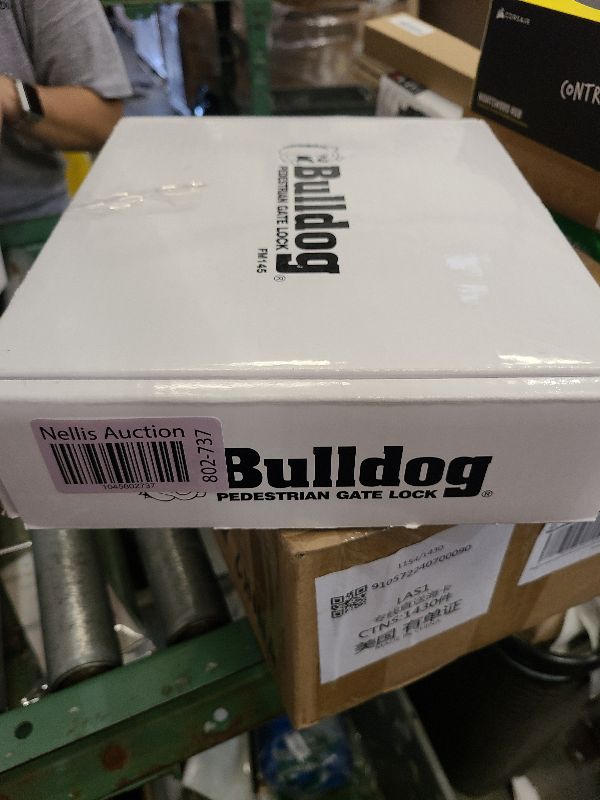 Photo 1 of Mighty Mule FM145 Automatic Gate Lock with Keypad for Pedestrian Walk-Through Gates, Keypad Entry System, Secure Outdoor Lock, Weather-Resistant, Easy Installation