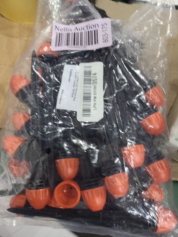 Photo 1 of 1/4" Drip Irrigation Emitters, Yulaiyoen 1/4-inch Spray Emitters 30 Pack, Automatic Drip Irrigation Parts Accessories, 360 Degree Drip Irrigation Sprinkler Heads Sprayer for Irrigation System