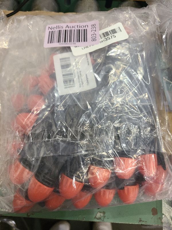 Photo 1 of 1/4" Drip Irrigation Emitters, Yulaiyoen 1/4-inch Spray Emitters 30 Pack, Automatic Drip Irrigation Parts Accessories, 360 Degree Drip Irrigation Sprinkler Heads Sprayer for Irrigation System