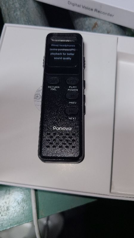 Photo 1 of 160GB Digital Voice Recorder with Playback, 1100mAh Mini Audio Recording Device for Lecture Interviews, 1536Kbps Voice Activated Recorder with Noise Reduction, Password, External Microphone