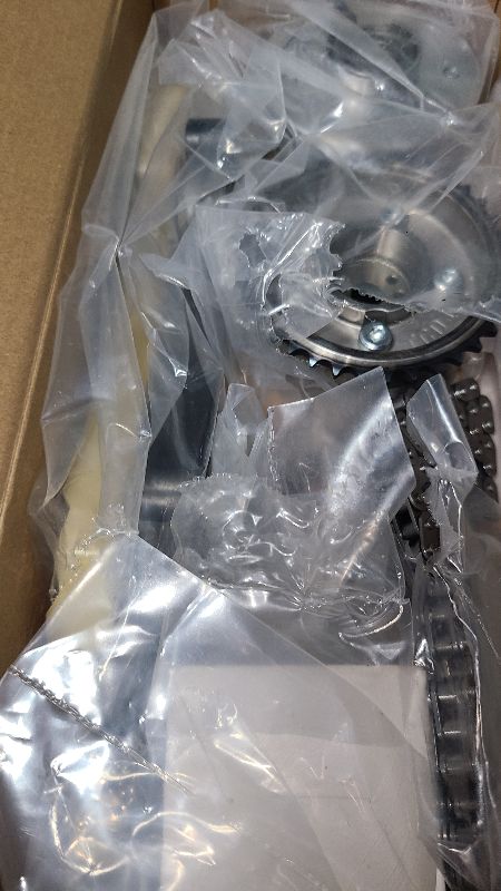 Photo 1 of 243212B620 Timing Chain Kit with VVT Sprocket Fits for 1.6 Kia 2012-2019 Optima Rio Soul Forte Koup Forte5 L4 for Hyundai 2012-2017 Tucson Sonata Accent 1.6L Replacement# 244312B620 243502B600