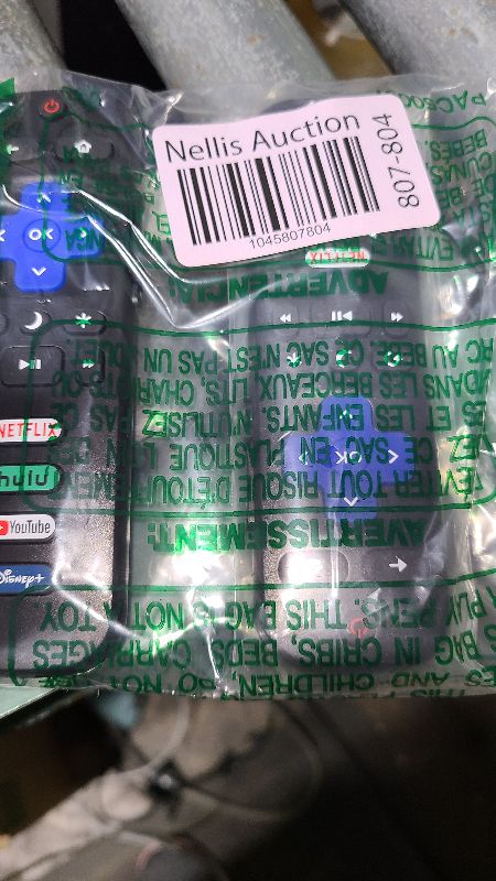Photo 1 of (Pack of 2) Replacement-Remote-Control for Roku-TV,Compatible for TCL Roku/Hisense Roku/Onn Roku/Philips Roku Smart TVs(Not for Roku Stick and Box)