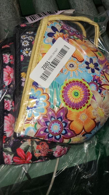 Photo 1 of 4Pack Reusable 24oz Ice Cream Sleeves with Handle, Neoprene Insulated Sleeves for Ninja Creami NC501, NC500 Series Deluxe Ice Cream Maker Containers(Floral Meadow)