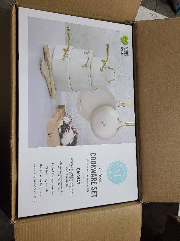 Photo 1 of 
Martha Stewart Ceramic 10-Pc. Cookware Set