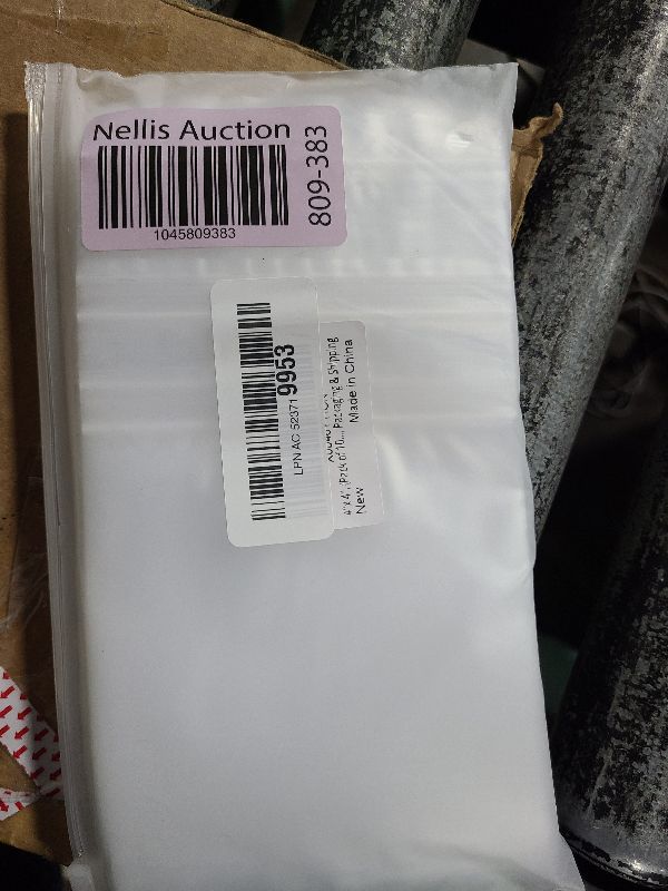 Photo 1 of 4''x 4'', (Pack of 100) 2 mil Thick Clear Plastic Reclosable Zip Poly with Resealable Lock Seal Zipper, Clear Small Zip, Jewelry, Candy Bags, Storage, Packaging & Shipping…