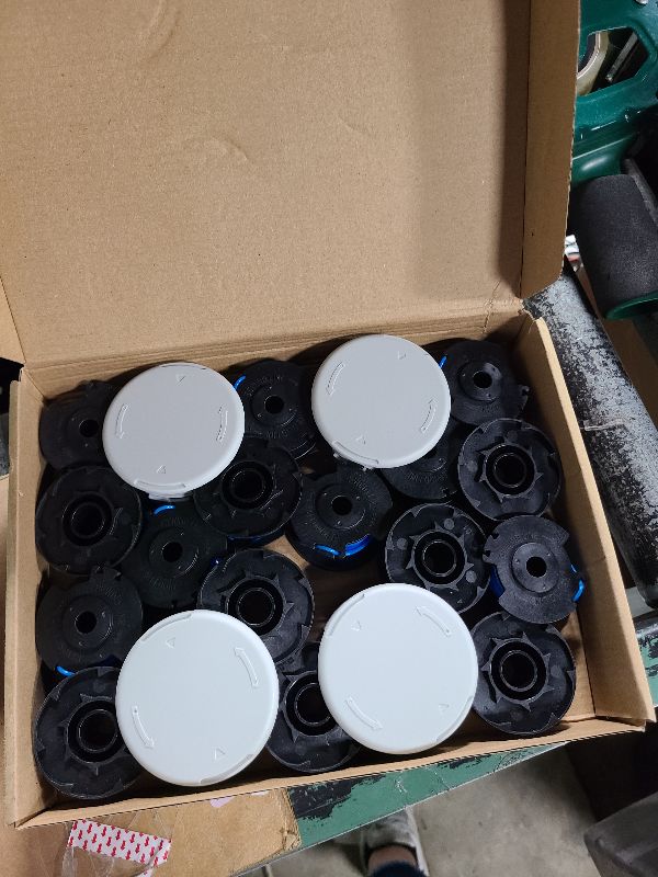 Photo 1 of 24 Pcs Replacement Trimmer Spools for Ryobi One+, 11ft, 0.065in AC14RL3A Weed Eater Spool and AC14HCA Spool Cap Compatible with Ryobi 18V,24V,40V Cordless String Trimmer, 20 Line Spools and 4 Caps