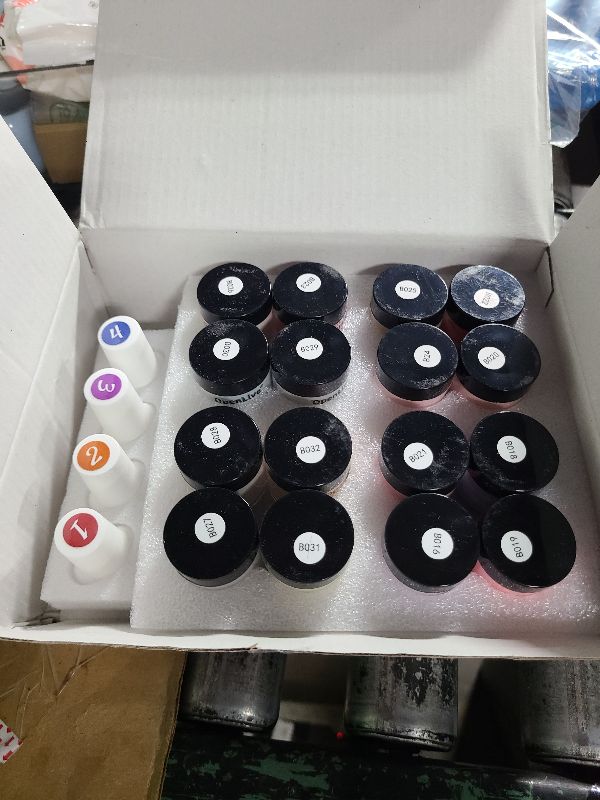 Photo 1 of Openlive 32 Color Dip Nail Powder Starter Kit 36 Bottle Blue Cheese Yellow Nail Dip Powder Kit with Base Top Coat Activator for French Nail Art Manicure DIY Salon