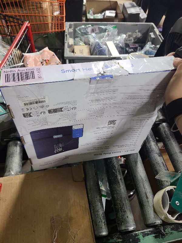 Photo 1 of RENPHO Scale for Body Weight, Smart Scale with BMI, Body Fat, Muscle Mass, Bluetooth, FSA HSA Store Eligible, 13 Metrics with Large VA Display, Support App Connection, Black, Elis 2X