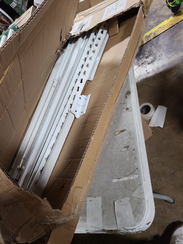 Photo 1 of 5-Tier Adjustable Storage Shelves Heavy Duty Metal Shelving Unit for Garage, Warehouse, Basement - 35.8"W x 16.5"D x 72"H No Bolt Easy Assembly Industrial Shelves with Tool-Free Height Adjustment