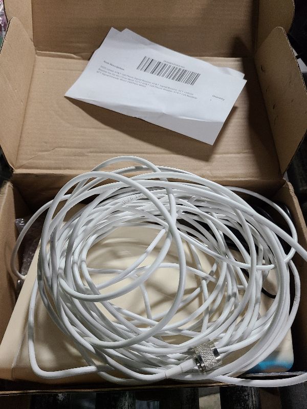 Photo 1 of 2025 Latest AT&T Cell Phone Signal Booster AT&T Signal Booster ATT Cellular Booster for 5G 4G LTE on Band 12/17 AT&T Cell Phone Booster AT&T Cell Booster ATT Signal Extender Boost Call/Data White