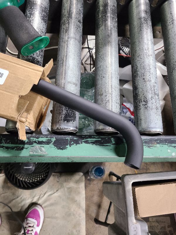 Photo 1 of 16 Inch Matte Black Shower Grab Bar-1" Diameter, iMomwee Stainless Steel Elderly Safety Bars, Bathroom Shower Balance Bar, Wall Handrail Support, Handicap Senior Disabled Pregnant Assist Bath Handle