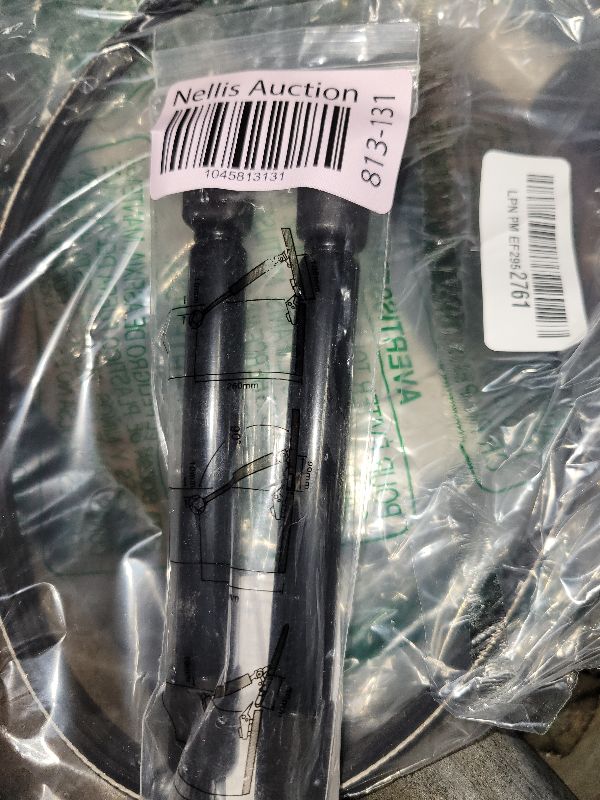Photo 1 of 20N/4.4 lb Gas Strut Cabinet Hinge Safety Lift Support, Soft Open & Down Lid Support & Buffer Telescopic Cabinet Door Glue Head Gas Spring Supports 10 inch Length Black (2 Pack)
