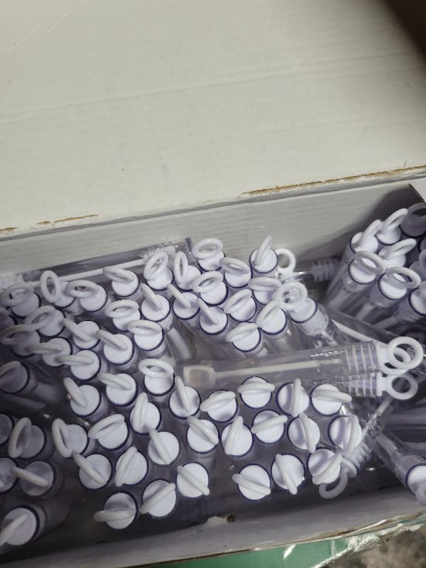 Photo 1 of 112 Pack Mini Wedding Bubble Wand (White Circle Style), Ideal Party Favors For Anniversaries, Celebration Supplies, Valentine’s Day, Pool Parties, Family Reunion, and Great Gift for Couple Boy Girl