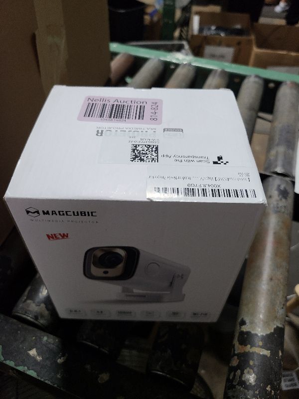 Photo 1 of ?Auto Focus&1080P?Magcubic Mini Smart Projector with 4K Support, Portable Projector with Wifi and Bluetooth, 5W Speaker, Built in Apps, Voice Control, Outdoor Movie Projector
