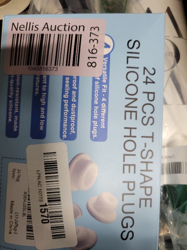 Photo 1 of 24 PCS Bathtub Jet Covers Silicone Hole Plug White Tube Plugs 4 Sizes Waterproof Bathtub Plug Fit for 12mm 14mm 16mm 22-23mm Bathtub Hole