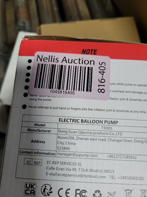 View 2 of Balloon Pump Electric, 110V 600W Balloon Blower Inflator Dual Nozzle Air Pump Balloons Inflator for Decoration, Party, Sport,Gifts:2 Balloon Tying Tools