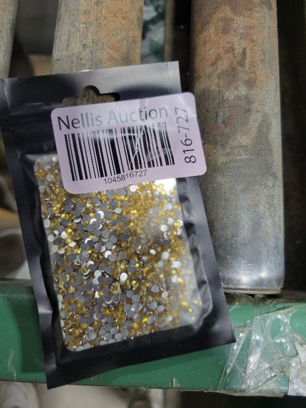 Photo 1 of 3000 Pieces SS12 3mm Flatback Rhinestones Clear Glass Round Gems Crystals for Nail Art DIY Crafts Clothes Shoes Bags ?Crystal Yellow?