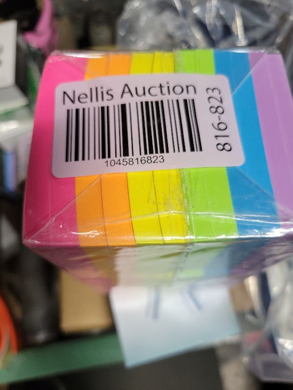 Photo 1 of (24 Pack) Sticky Notes 3x3 in Post Bright Stickies Colorful Super Sticking Power Memo Pads, Strong Adhesive, 74 Sheets/pad