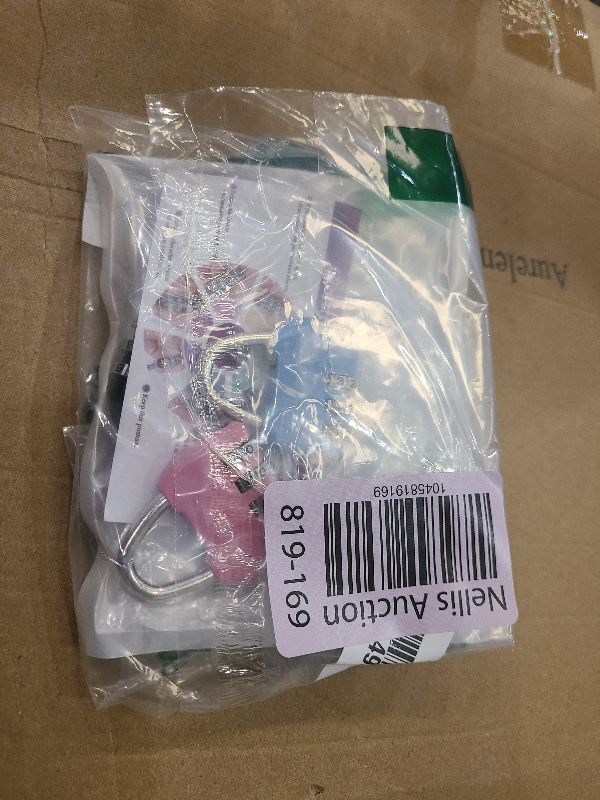 Photo 1 of 3 Pack Combination Lock 3 Digit Padlock Resettable and Waterproof for School Gym Suitcases Locker, Luggage, Briefcases, Computer Bags, Schoolbags, Backpacks, Locker, Drawers, Toolkit and Cabinets
