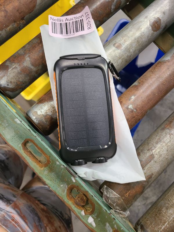Photo 1 of ???4 ??????? Solar-Charger-Power-Bank-38800mAh Waterproof Portable Solar Phone Charger with LED Flashlight/USB C Fast Charge External Battery Pack Compatible for Outdoor, Camping, Travel