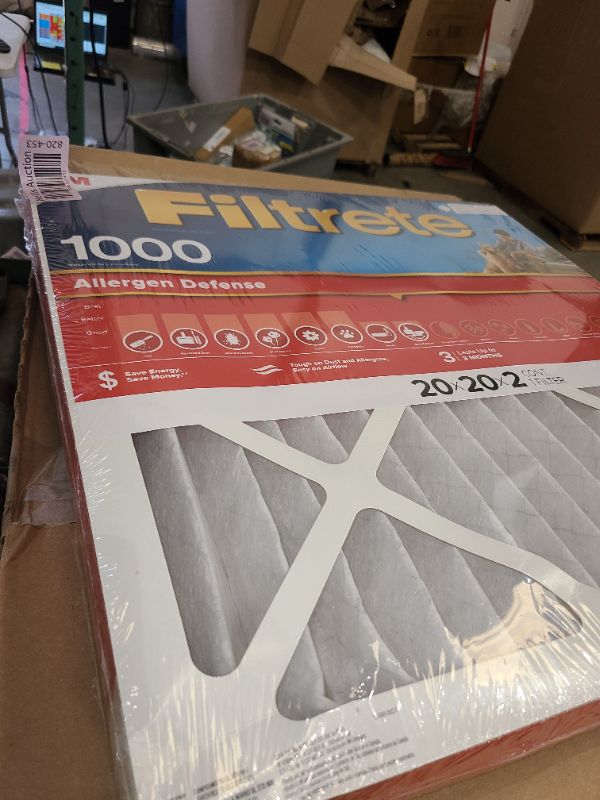 Photo 1 of 3M Filtrete 20 in. H x 14 in. W x 1 in. D 11 MERV Air Filter