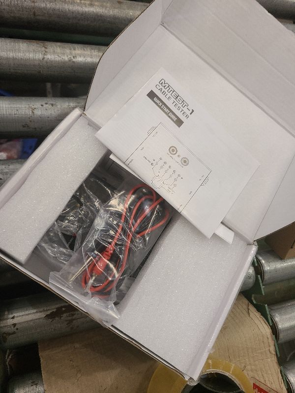 Photo 1 of Mackie Cable Tester, 5-way switch Battery-Powered Connector Test, Black, (MTest-1)