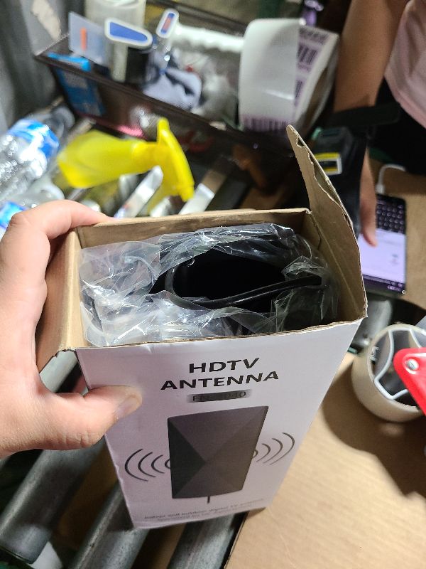 Photo 1 of 2025 TV Antenna,1200+ Miles Long Range TV Antenna, HD Digital TV Antenna Indoor with Signal Booster, Antenna for Smart TV and All Older TV's-Supports 4K 1080p -33ft Long Cables