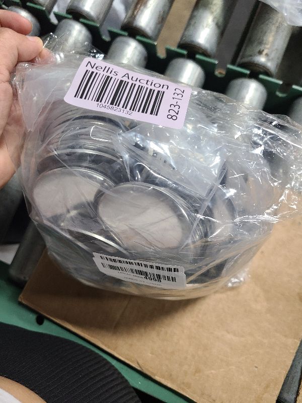 Photo 1 of 300 pcs Button Maker Supplies, 58mm/2.28 inch Button Supplies Parts, (Approx. 2.25 inch) Round Badge Blank Button Pins, Includes Metal Pin Back Cover, Metal Cover, Clear Film