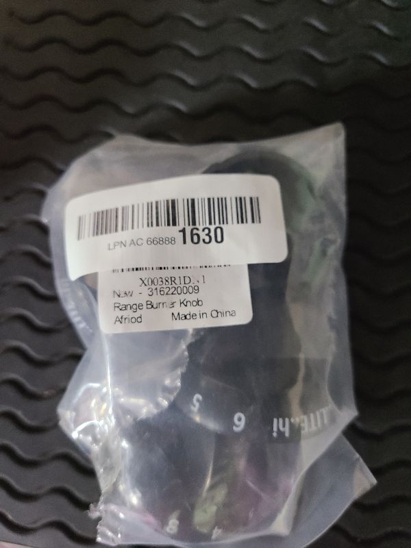 Photo 1 of 316220009 Range Burner Knob for Frigidaire Knobs AP4322122 PS1991531?4 Pack?