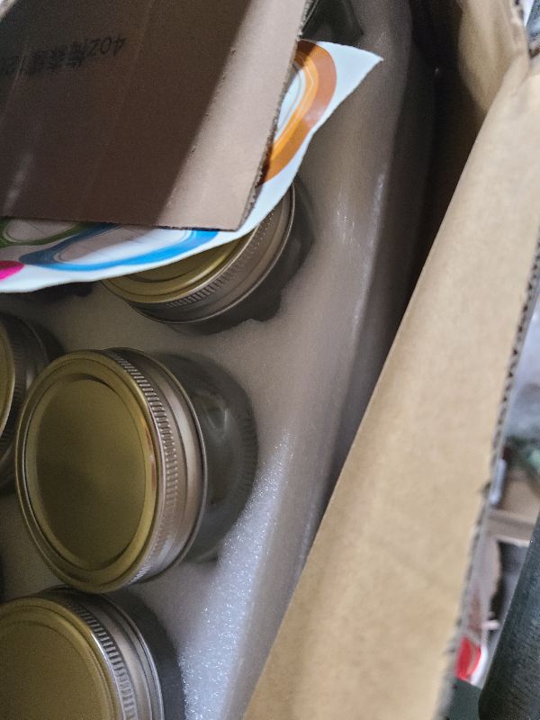 Photo 1 of 24 Pack 4 oz Mason Jars with Lids, Glass Canning Jars with Regular Mouth Lids, Canning Jars for Jam, Candy and Wedding Favors