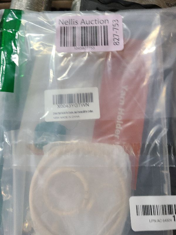 Photo 1 of 2 Pack Yarn Holder for Crocheting & Knitting, Portable Wrist Yarn Spinner for Big or Small Yarn Balls/Cake, Ideal Crochet Kit for Crafters