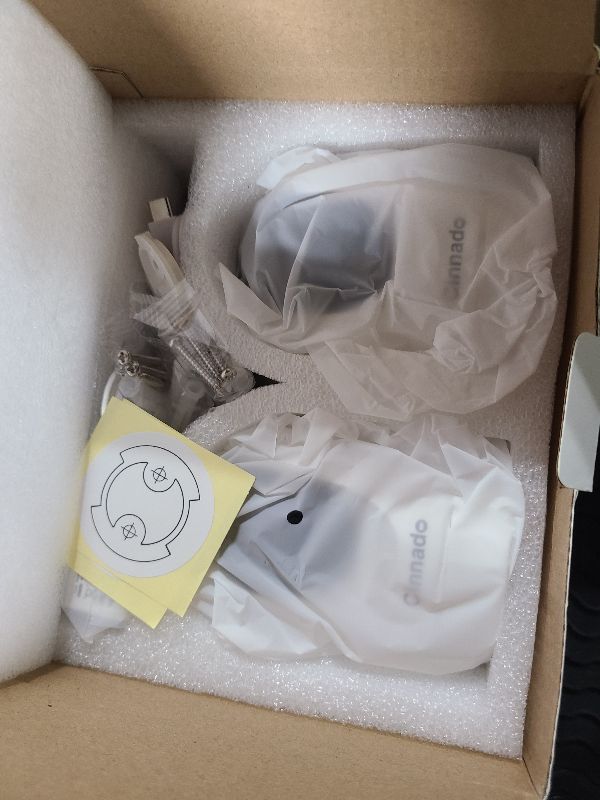 Photo 1 of 2K Indoor Security Camera-Baby Monitor with 2.4G WiFi Camera and Audio, Siren/Night Vision for Home/Pet/Nanny/Cat, 24/7 SD Card Storage, Cloud (Optional), Compatible with Alexa & Google Home, D1 2P