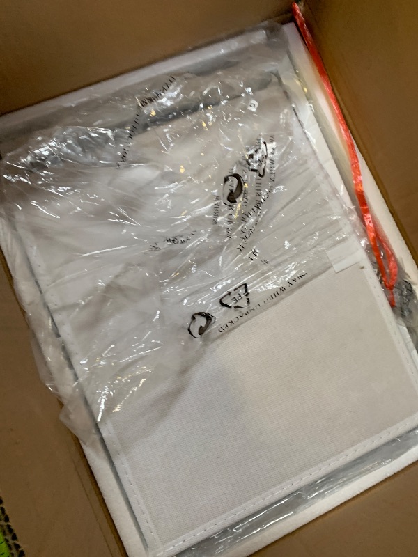 Photo 2 of BOLUO Stackable Storage Drawers Closet Organizers and Storage Fabric White 2 Drawer Dresser for Bedroom Modern