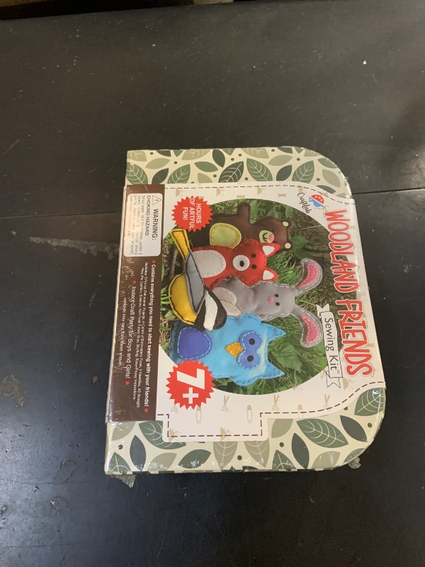 Photo 1 of CraftLab Woodland Animals Kids Sewing Kit, Educational Beginner Arts & Crafts Gift for Boys and Girls Ages 7 to 13 DIY Learn to Sew Embroidery