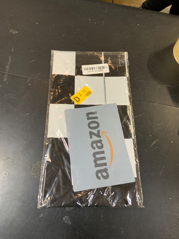 Photo 1 of 2 Pack Race Car Tablecloth 54 x 108 Inches Black and White Checkered Plastic Party Table Cover Rectangular Race Car Checkerboard Disposable Tablecloths Racing Two Fast Party Decorations Supplies