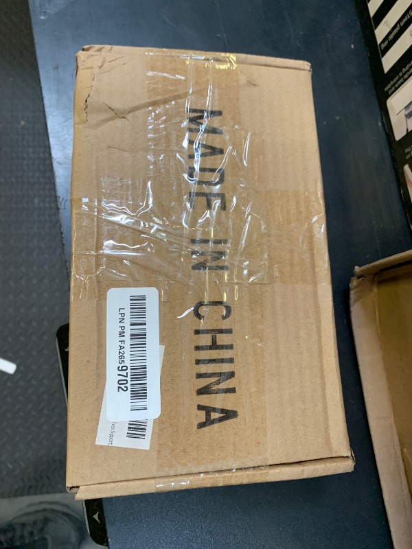 Photo 1 of 10 Pack - 8 inch Black Hidden L Shelf Bracket (1/5 Inch Thicked) Iron Floating Shelf Brackets Rustic Industrial Metal Brackets for Shelf Support