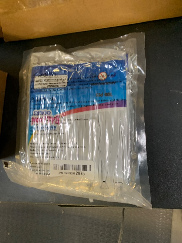 Photo 1 of 100Pcs 260 Balloons Metallic Silver Long Balloons for balloon animals, silver Skinny Latex Twisting Balloon for Animals Modeling Christmas Birthday Wedding Party Decorations.(Sliver)