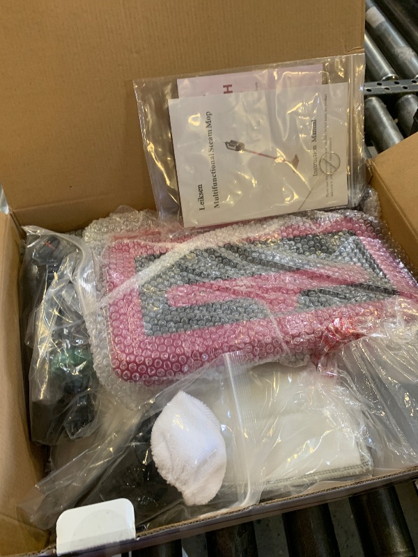 Photo 1 of 12-in-1 Steam Mop, Steam Cleaner Detachable, Extendable Hose, 23FT Power Cord, 440ml Removable Tank, 260°F Floor Steamer, 3-Level Control, Multi-Purpose for Hardwood, Tile, Grout, Windows, Kitchen