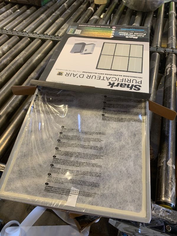 Photo 1 of Shark HE4FKPET Anti-Allergen Hepa Filter, with Advanced Odor Lock, for Shark Air Purifier 4 (HE401 & HE402), Grey