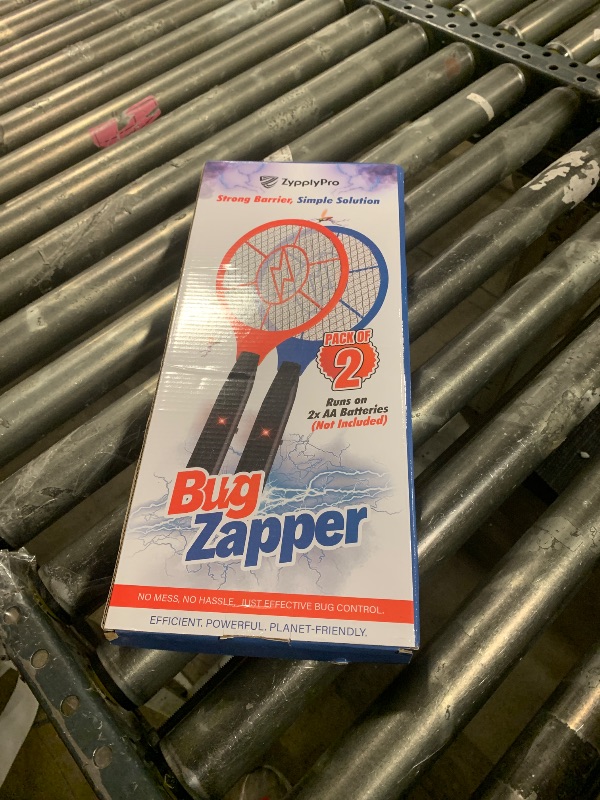 Photo 1 of *ONLY 1 IS FUNCTIONAL** ZypplyPro® Electric Fly Swatter - Bug Zapper Racket with Protective net Layer – Fly Zapper for Indoor & Outdoor Use, Pest Control Mosquito Zapper and Insect Catcher Racket for Home and Patio