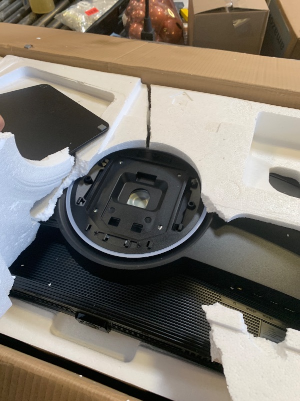 Photo 1 of **INCOMPLETE, NOT FUNCTIONING CORRECTLY** SAMSUNG 49" Odyssey G9 (G95C) Series DQHD 1000R Curved Gaming Monitor, 240Hz, 1ms(GtG), DisplayHDR 1000, AMD FreeSync Premium Pro, Eye Saver Mode, Auto Source Switch+, LS49CG950ENXZA, 2024