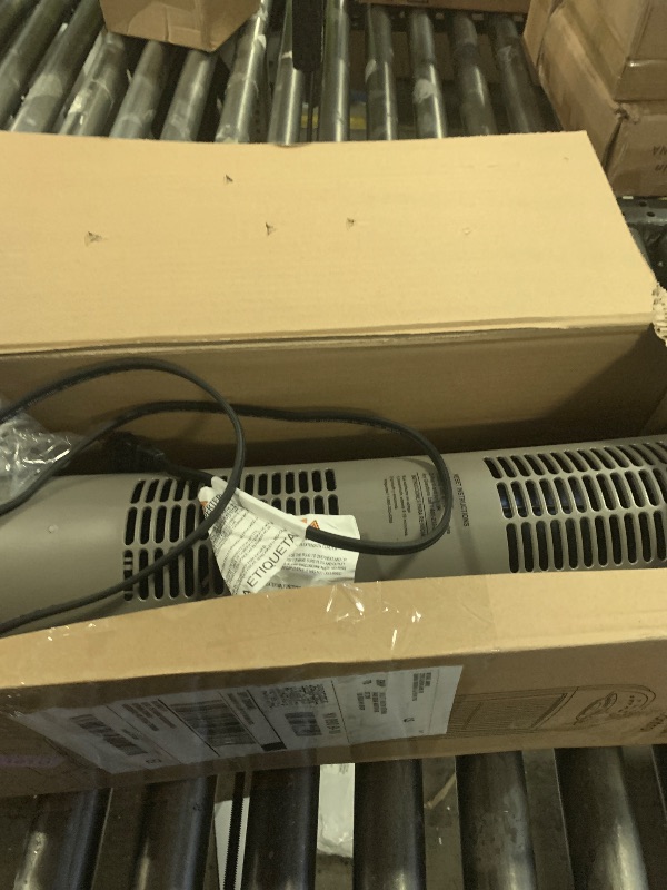 Photo 1 of Lasko 1500W Ceramic Tower Space Heater with Remote, Thermostat, Timer & Widespread Oscillation, Portable Electric Heater for Indoor Use, Bedroom & Living Room, 751320